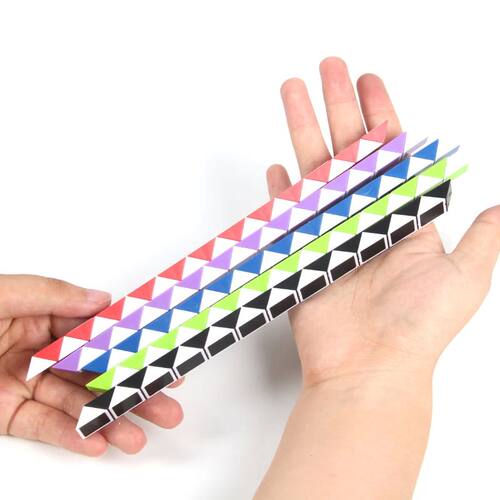 New 24 knots Fidget Magic Ruler Toys Children Folding Antiss