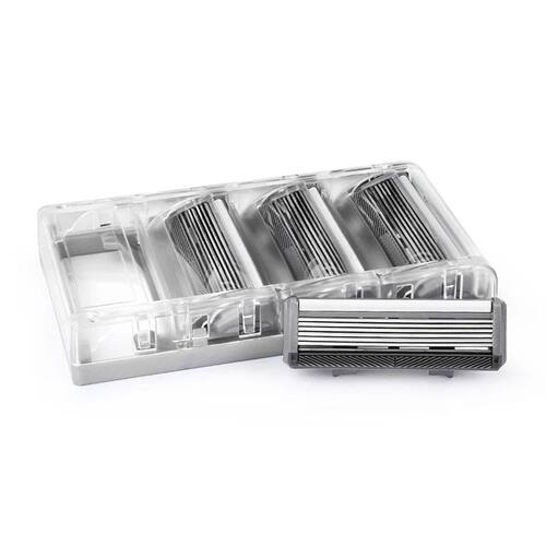 Qshave Black Spider New 6 Blade System Man Manual Shaving Ra