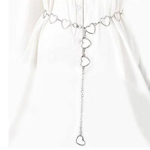 100cm Waistband Pants Classic Waist Chain Love Heart Hollow