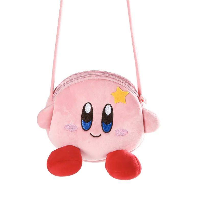 Kawaii Kirby Plush Toy Hand Bag Cartoon Star Kirby Messenger