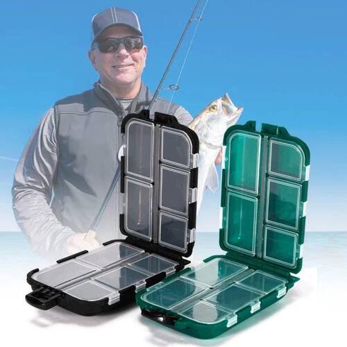 10 Compartment  Storage Case Flying Fishing Tackle Box Fishi
