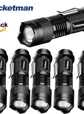 Powerful Tactical Flashlights Portable LED Camping Lamps 3 M