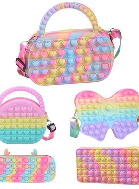 Large Pops Pencil Case Simples Sensory Push Bubble Stationer