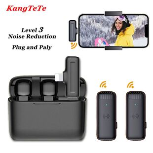Wireless Lavalier Microphone Portable Noise Reduction Audio