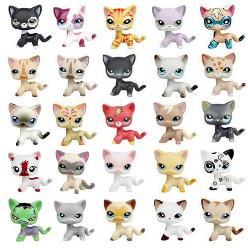 YASMINE  Short Hair Cat Kitty Figure Collect Animal Toy Girl