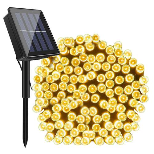 Xmas Solar Led String Lights Outdoor Waterproof Garland Fest