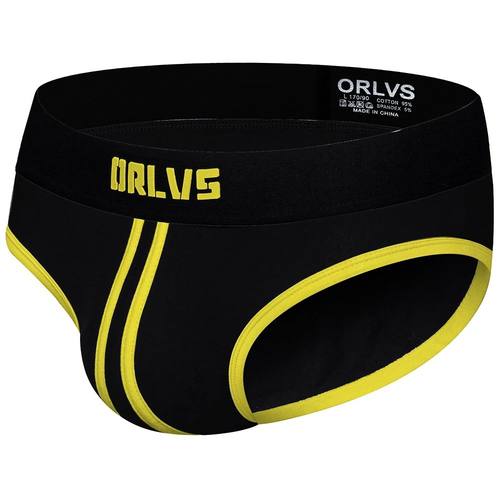 ORLVS Men's  Briefs Underwear Men Sexy Jockstrap Pouch Cueca