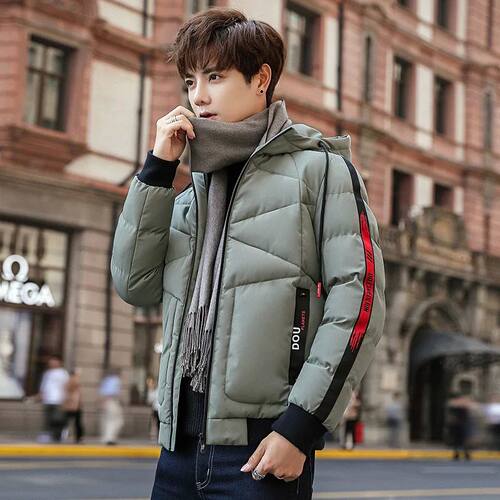 2022 New Brand Winter Men Fashion Warm Windproof Thick Jacke