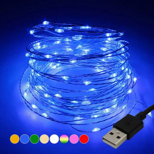 LED String Lights 10M 5M USB Waterproof Copper Wire Garland