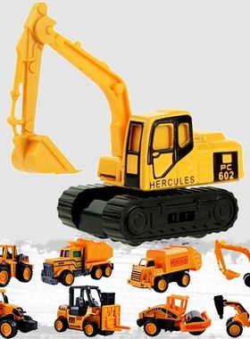 Simulation Engineering Car Toy Excavator Model Tractor Toys
