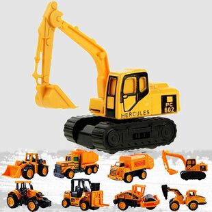 Simulation Engineering Car Toy Excavator Model Tractor Toys