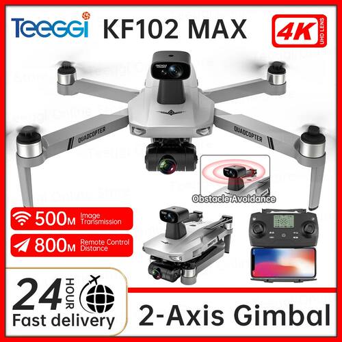 KF102 MAX Drone 4K Profesional GPS HD Camera with 2-Axis Ant