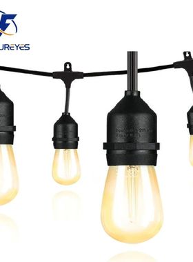 10 Big Lights Connectable Commercial Grade Waterproof Outdoo