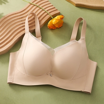 高档简约无钢圈无痕文胸调整型