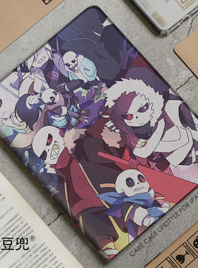 Sans传说之下ipad10.2适用air3/4保护套pro11笔槽9.7mini56华为M6