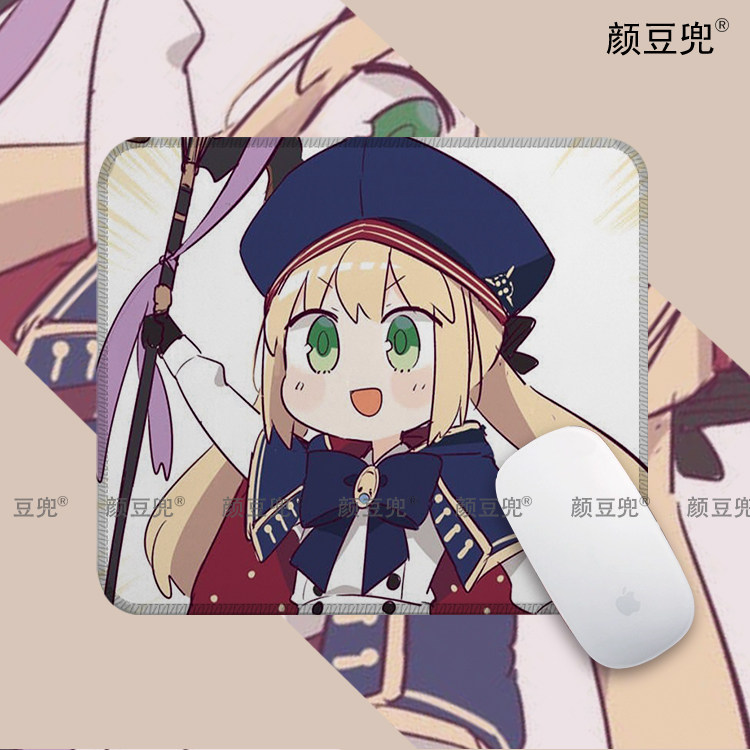 FATE吾王FGO SABER阿尔托莉 电竞超大锁边鼠标垫桌垫键盘垫 防滑
