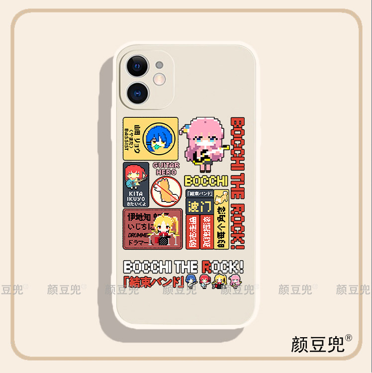 孤独摇滚 波奇酱手机壳12适用iphone13PRO苹果14xsmax红米K50一加9小米13荣耀IQOO11动漫8Plu硅胶VIVOX60软壳