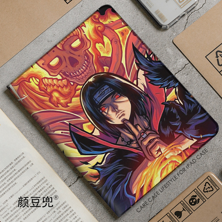 火影忍者 鼬ipad10.2适用air4/5保护套mate pro11笔槽mini56小米5