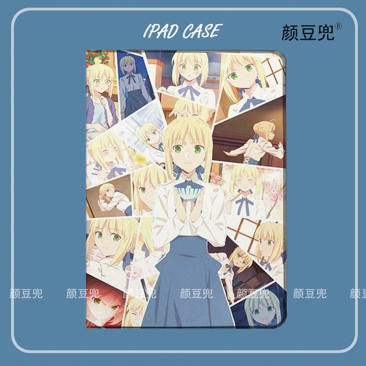 FATE吾王FGO SABER阿尔托莉ipad11平板套A16皮套ipad10.2适用air7 6第十代保护套pro13笔槽mini56 7小米6 7 8图片