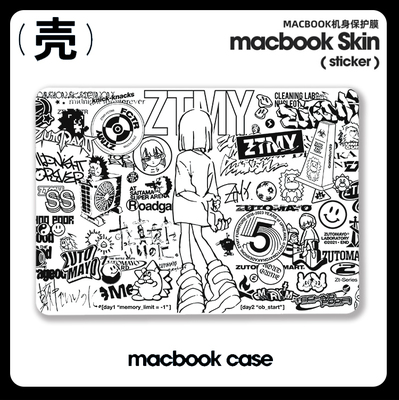 真夜中ZTMY永远是深夜有多好 适用macbook air13.3寸pro14笔记本12保护壳15寸Max 16周边M1芯片Macbook保护套