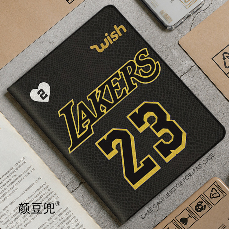 詹姆斯23号适用ipad10.2湖人air3/4保护套pro11笔槽9.7第8代mini5