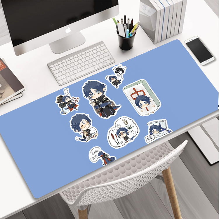 左乐 明日方舟游戏 周边超大号鼠标垫 键盘电竞游戏桌垫 防滑动漫