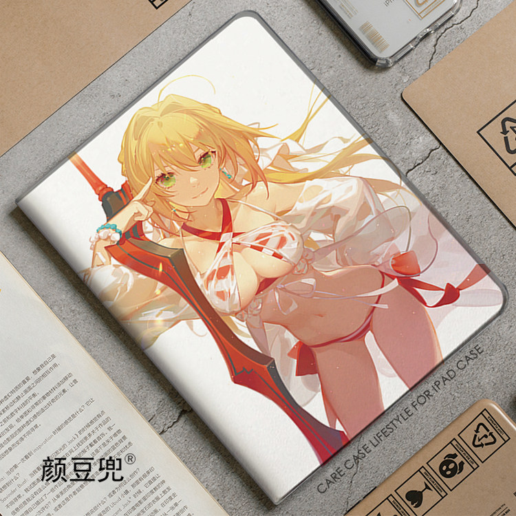 fate/fgo吾王saber贞德ipad10.2适用air3/4/5第十代保护套matepad pro11笔槽mini5/6小米5Pro华为M6荣耀V8pr图片