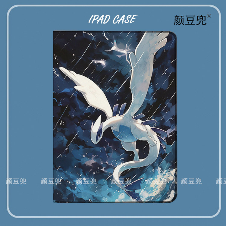 洛奇亚 宝可梦ipad11平板套A16皮套ipad10.2适用air7 6第十代保护套pro13笔槽mini5 6 7小米6 7 8华为Air12寸