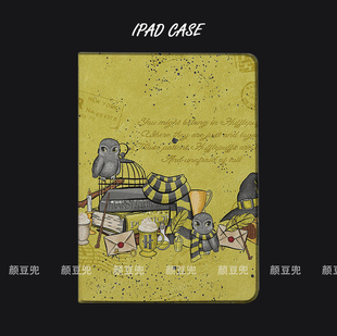 赫奇帕奇ipad9.7适用air3保护套pro11獾院12.9皮套mini5哈利波特4