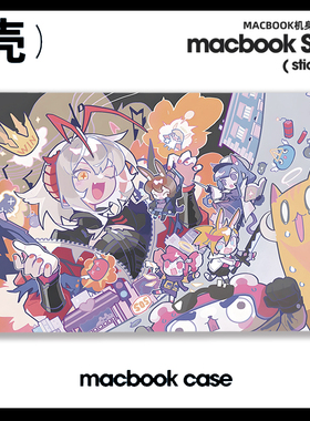 明日方舟 德克萨斯动漫Pro16适用苹果macbook air13.3寸pro14笔记本保护壳15寸Max16芯片Macbook电脑保护套M3