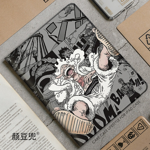 路飞 海贼王 尼卡ipad10.2适用air3/4/5第十代保护套matepad pro11笔槽mini5/6小米5pro12.9荣耀V8皮套OPPOPA