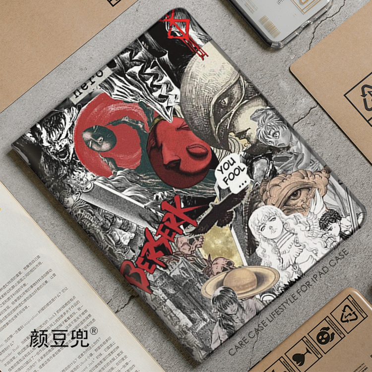 Berserk剑风传奇ipad10.2适用air4/5保护套matepad pro11笔槽mini5/6小米6pro12.9荣耀V8动漫OPPOPAD华为air1