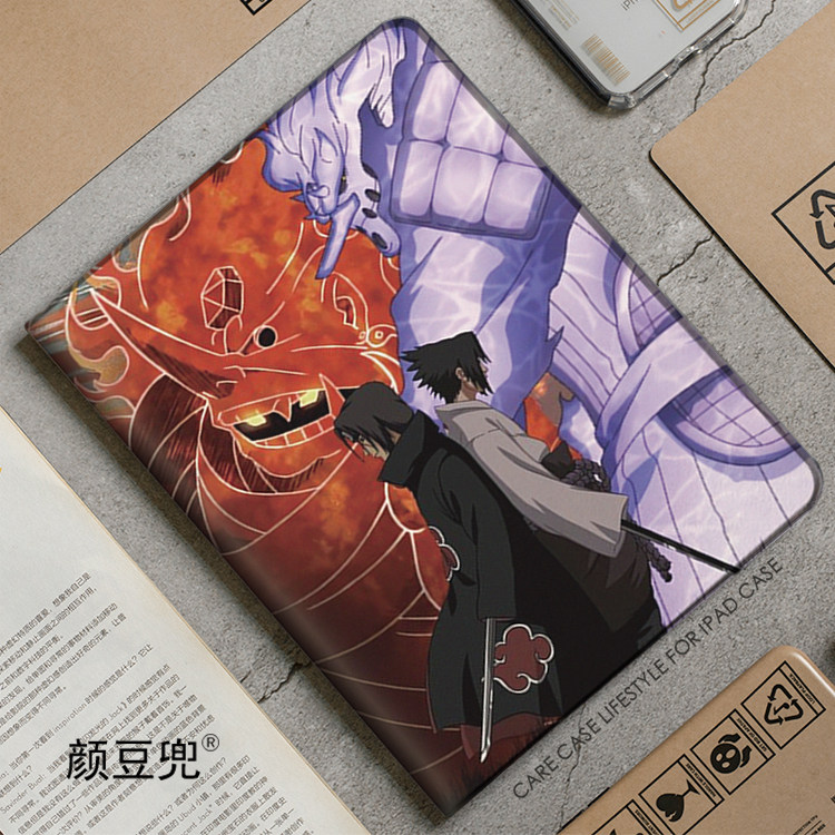 火影忍者 佐助鼬ipad10.2适用air3/4/5第十代保护套matepad pro11笔槽12.9 mini5/6小米5pro动漫M6荣耀V8 Pro