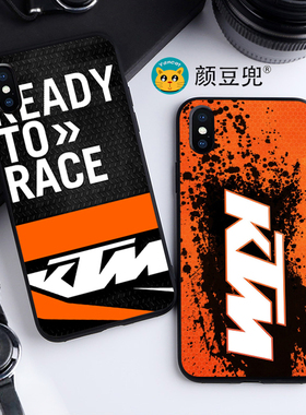 摩托KTM跑车11Pro同款12苹果XS MAX手机壳XR适用SE/7/8plus硅胶6s