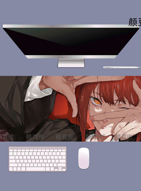 玛奇玛 电锯人 小号动漫周边鼠标垫 大号电竞游戏鼠标垫 锁边防滑