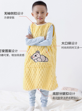 睡袋婴儿春夏护肚围防着凉护肚儿童护肚子神器宝宝睡觉防踢被保暖