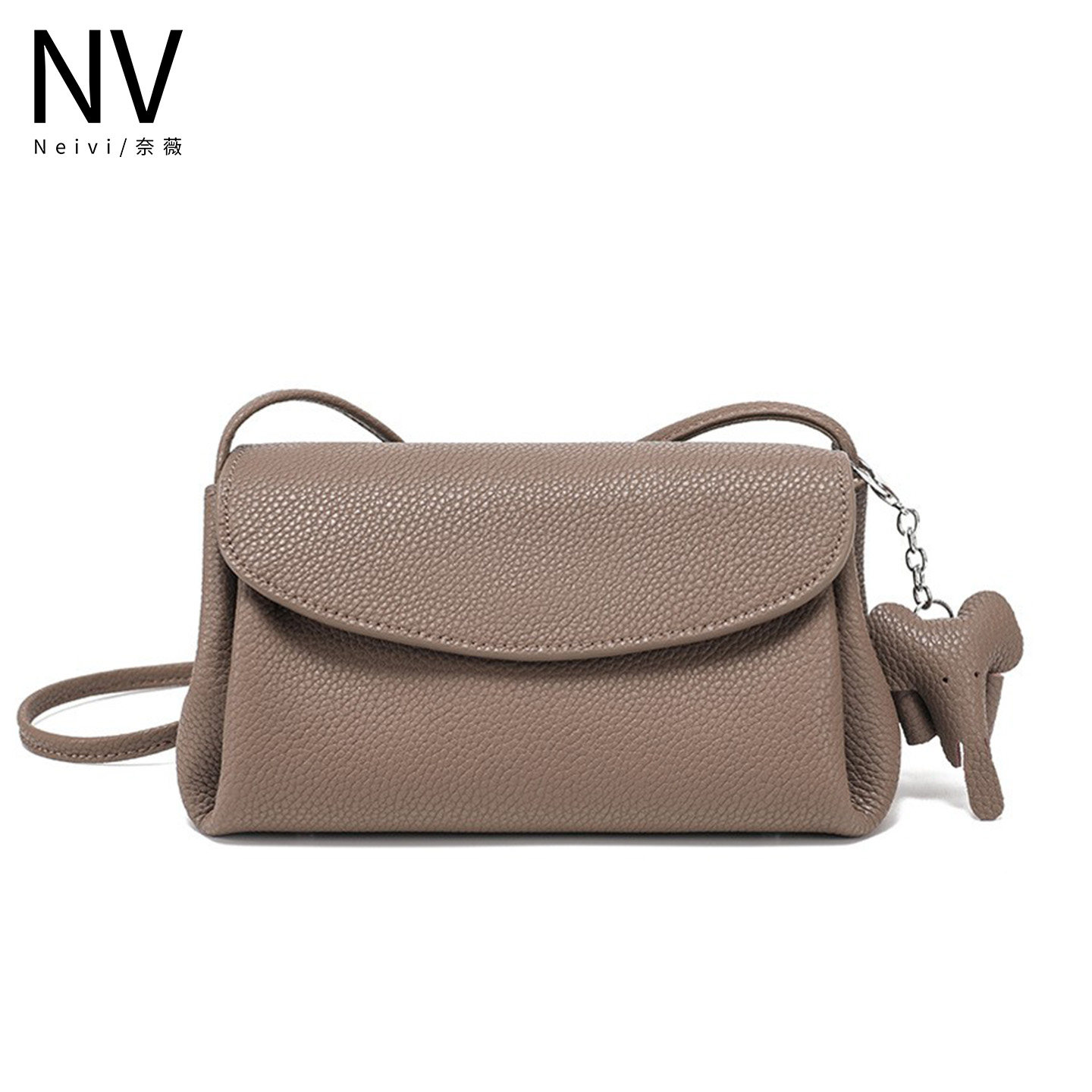 NV包包女2026新款春夏季通勤小方包真皮小挎包手机包单肩斜挎包