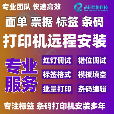 远程爱宝打印机驱动软件安装调试