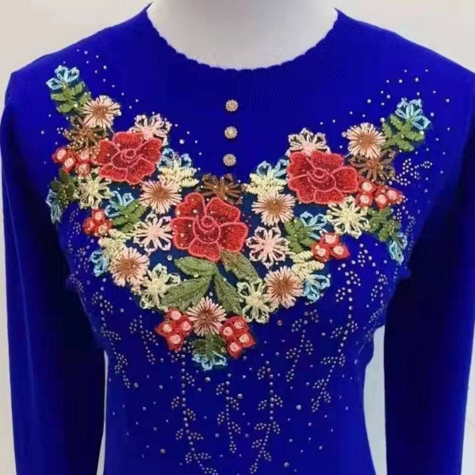 妈妈装秋装长袖中老年女装奶奶装针织打底衫小衫薄毛衣宽松大码,女装/女士精品,中老年女装,淘宝优惠券,粉丝福利购,淘宝优惠卷