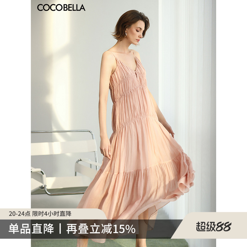司马克工艺莱赛尔连衣裙