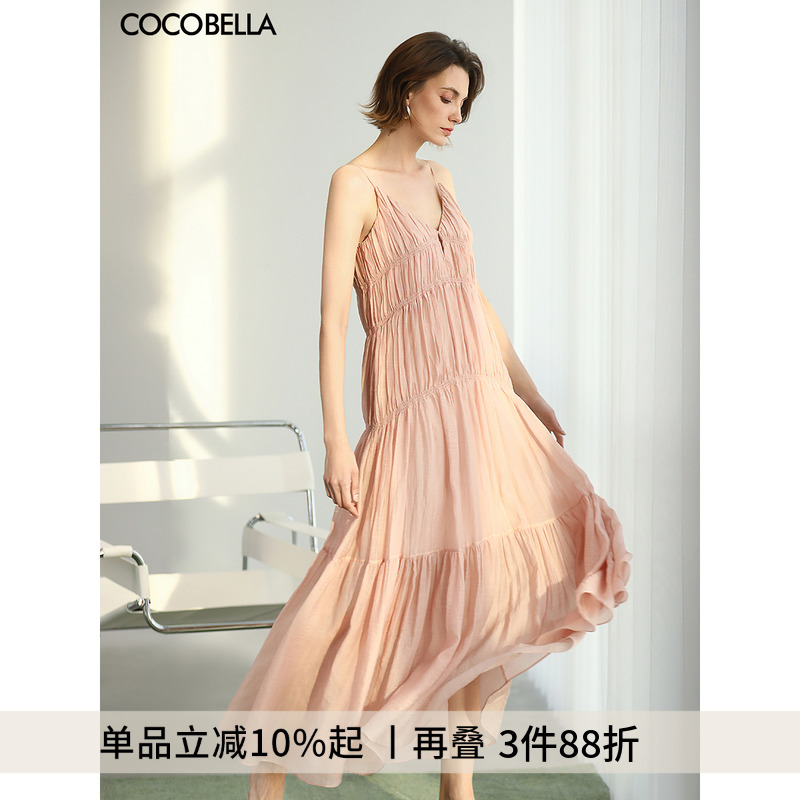 司马克工艺莱赛尔连衣裙