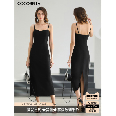 显瘦天花板细闪高弹小黑裙