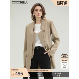OL休闲外套SI3223 女通勤26新款 假两件西装 COCOBELLA高智感时尚