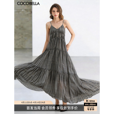 知性柔力派雪纺大摆裙