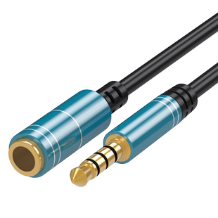 耳机延长线带麦克风音频加长线3.5mm公对母K歌录歌电脑音响aux