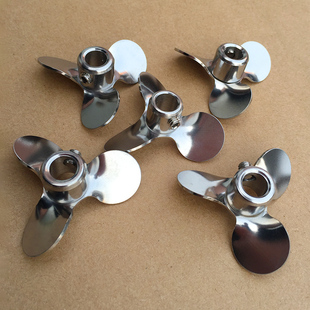 燎工品牌316不锈钢小型三叶螺旋搅拌桨叶片分散叶轮实验室搅拌器