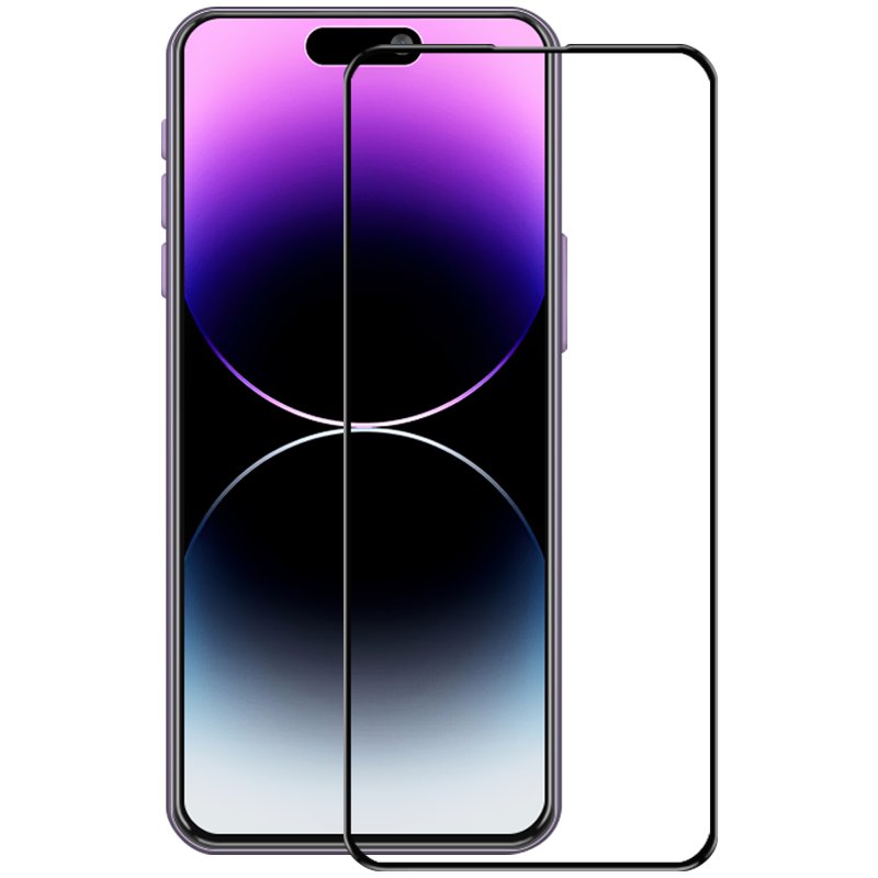 适用苹果14钢化膜iphone14promax手机ip保护十四pro新款贴膜max全屏覆盖plus高清抗蓝光por全包防