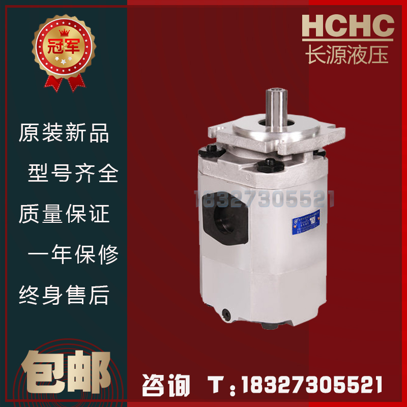 HCHC长源液压齿轮油泵CBKP双联泵液压系统齿轮油泵合肥长源液压泵