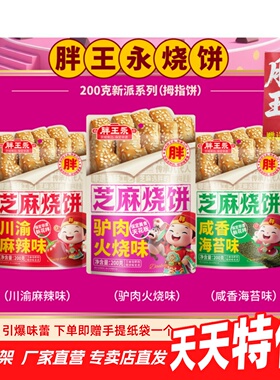 胖王永烧饼 新派系列油酥烧饼 河北保定涿州特产营养零食小吃非遗