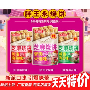 胖王永烧饼 新派系列油酥烧饼 河北保定涿州特产营养零食小吃非遗